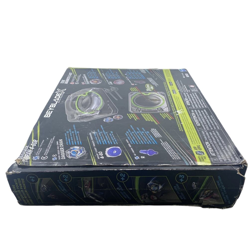 Hasbro Beyblade X Xtreme Battle Set X-Celerator Rail CIB + Rhino Horn Dagger - Picture 13 of 14